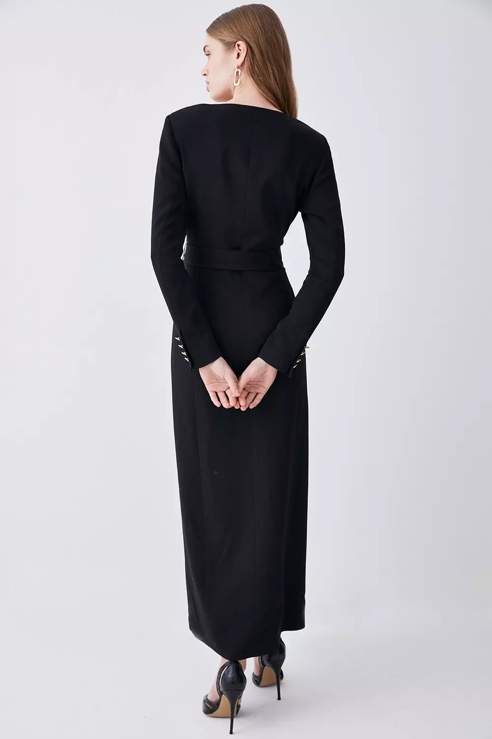 Tuxedo maxi clearance dress uk