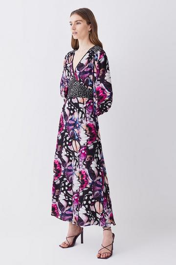 Purple Wedding Guest Dresses | Karen Millen UK