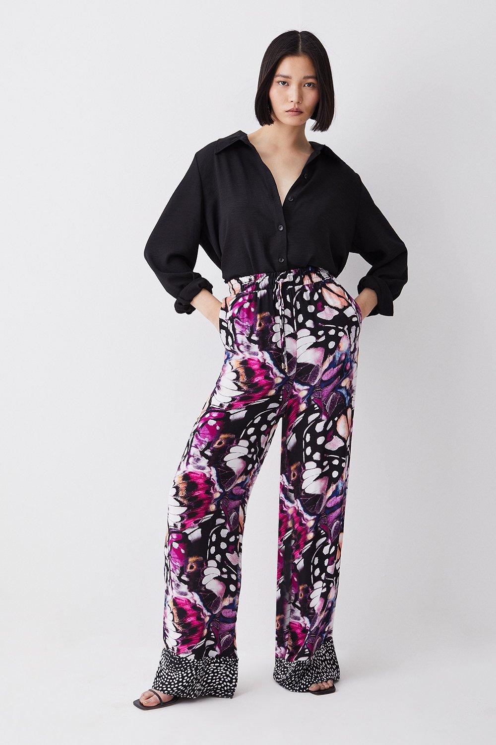 安心発送】 G.V.G.V. LIBERTY PRINT WIDE TROUSERS - パンツ