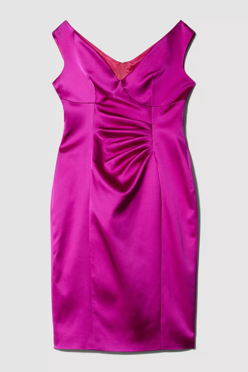 Karen millen purple deals satin dress