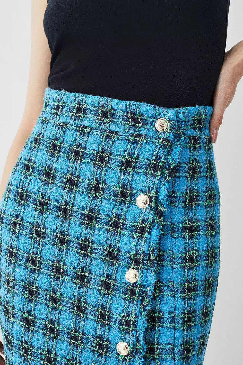 Tartan check outlet mini skirt karen