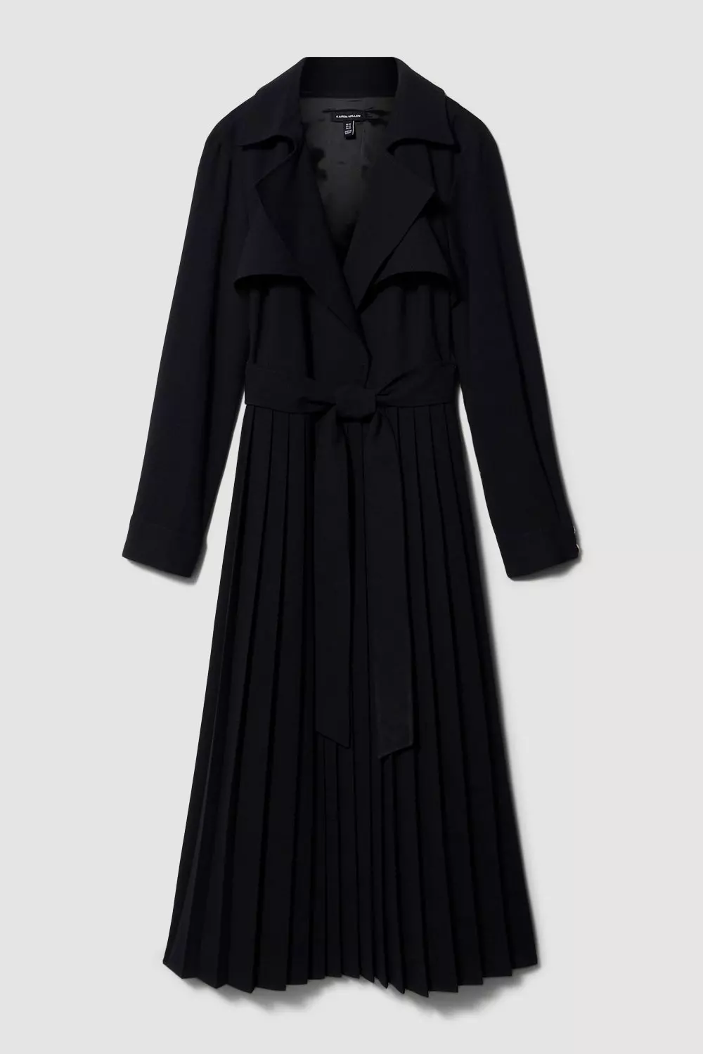 Karen millen pleated outlet trench dress