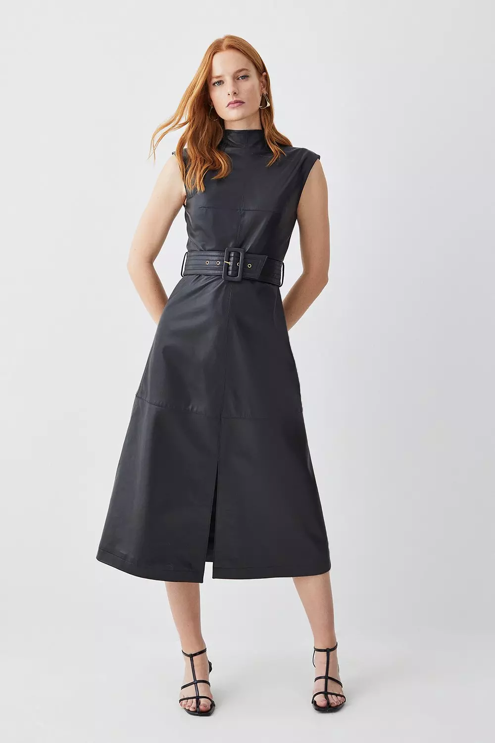 Karen millen hotsell leather dress