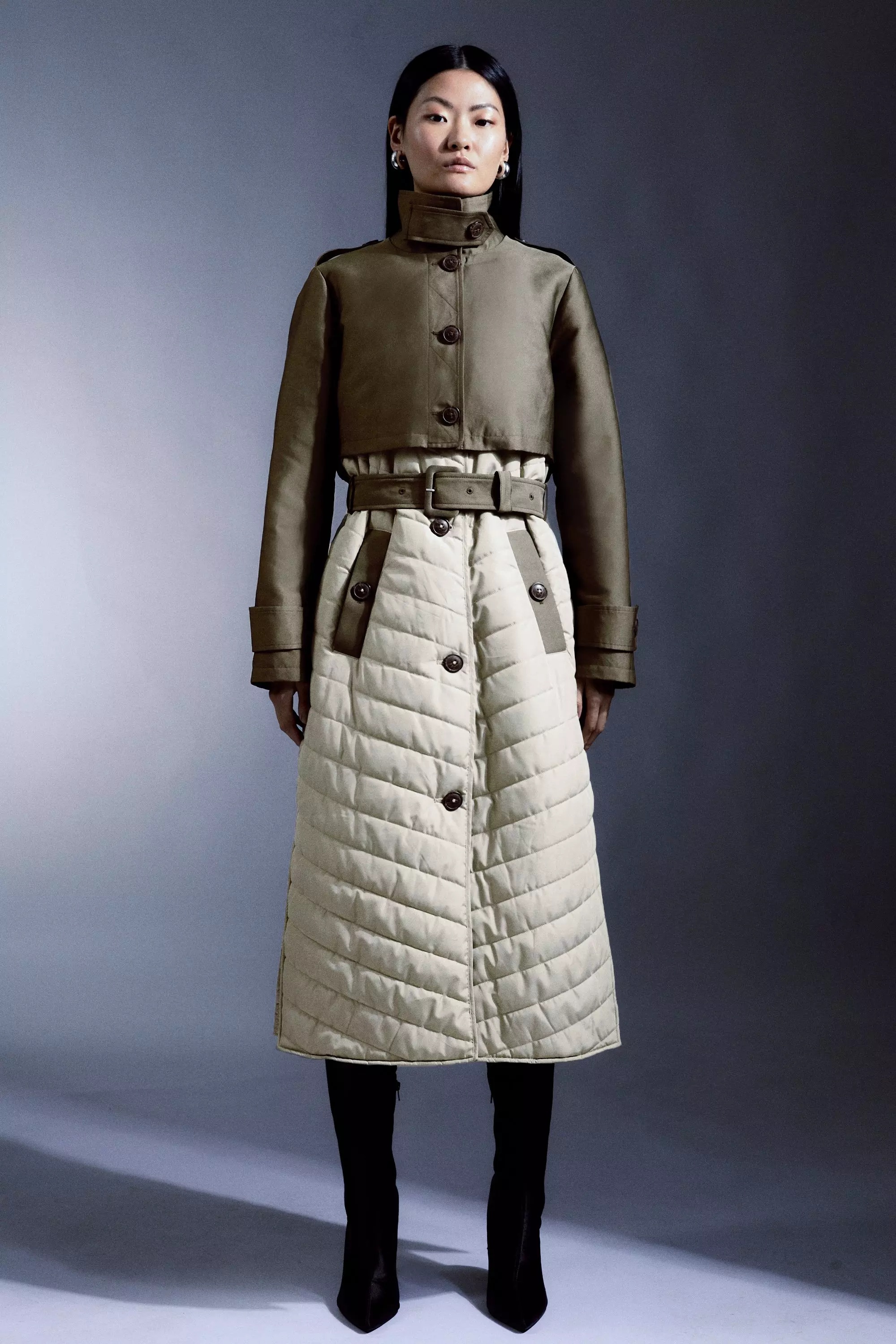 Karen millen shop padded coat