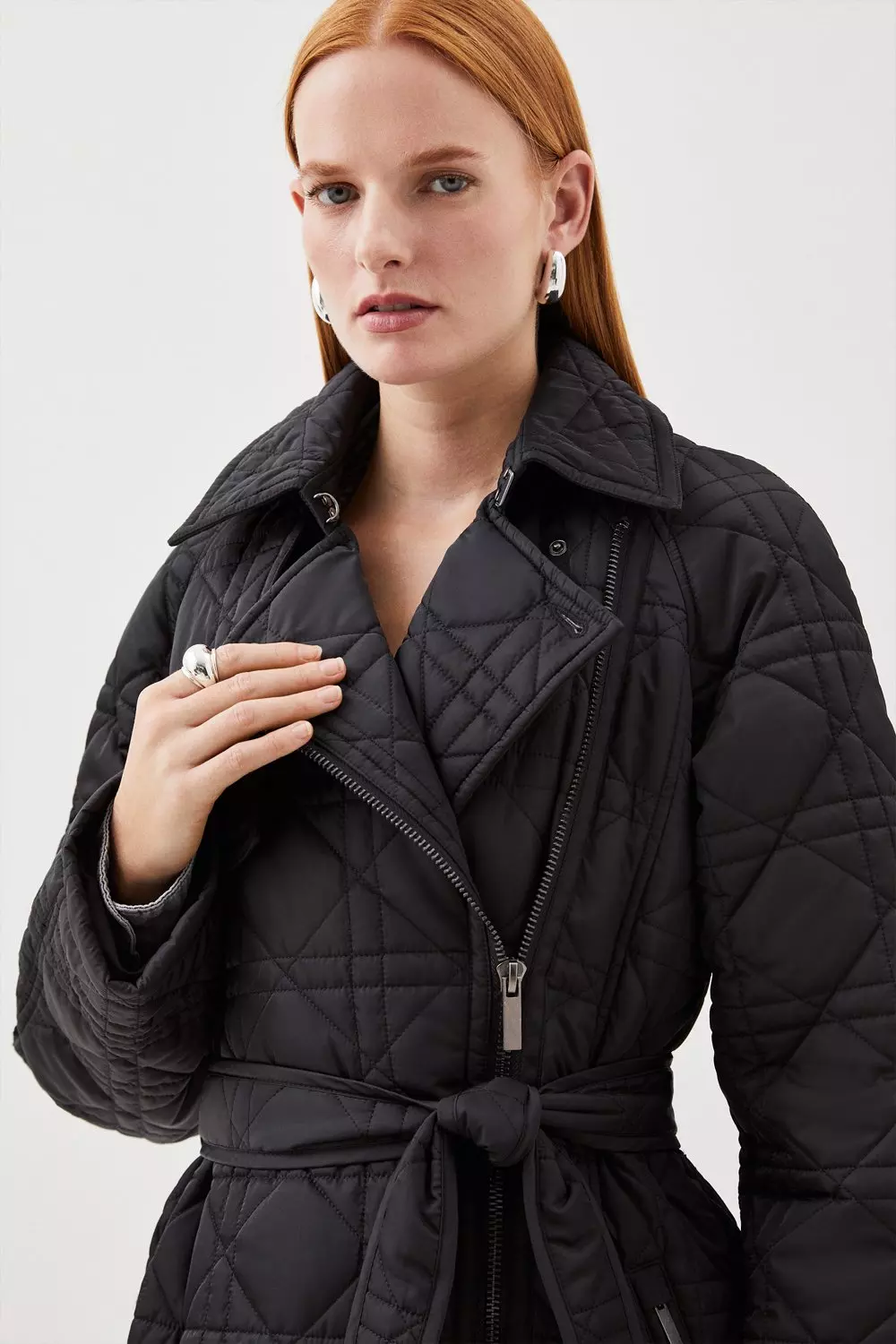 Karen millen shop quilted jacket