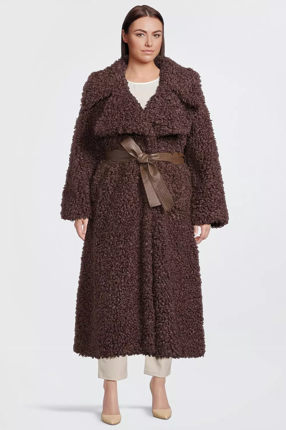 Teddy plus clearance size coat