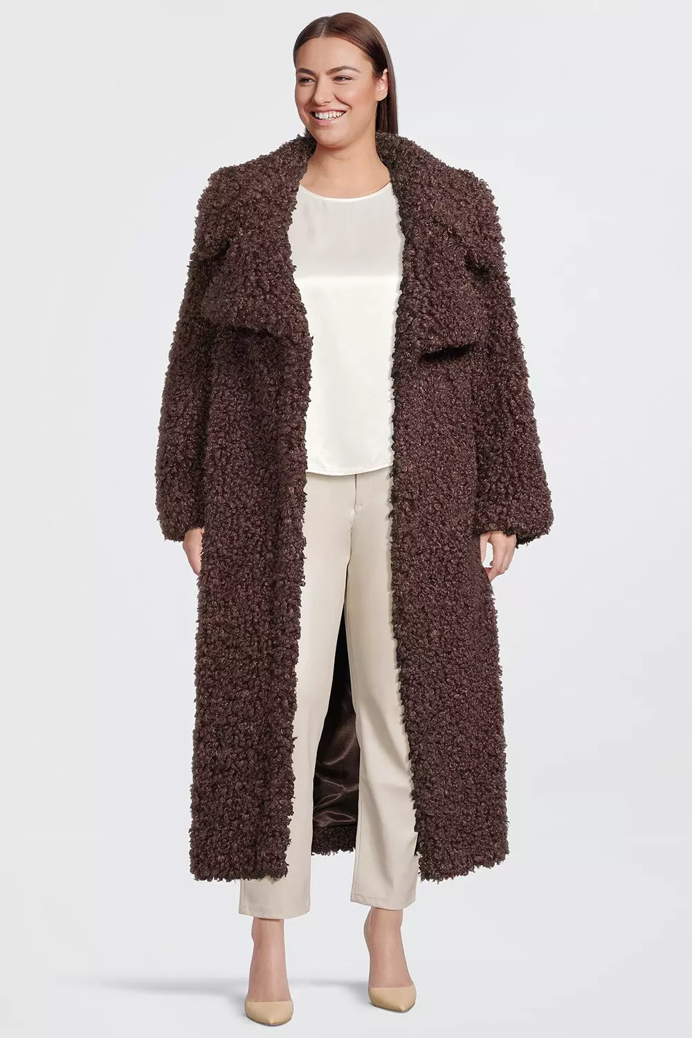 Karen millen 2024 teddy coat