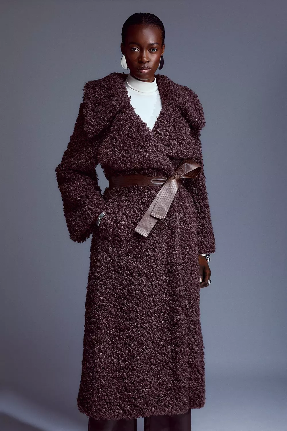 Petite long teddy on sale coat