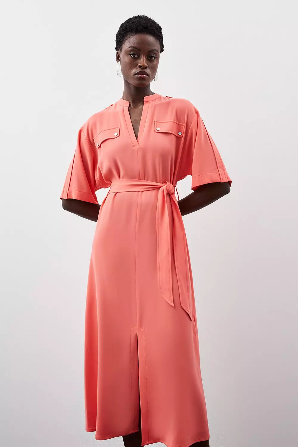 Utility wrap dress sale