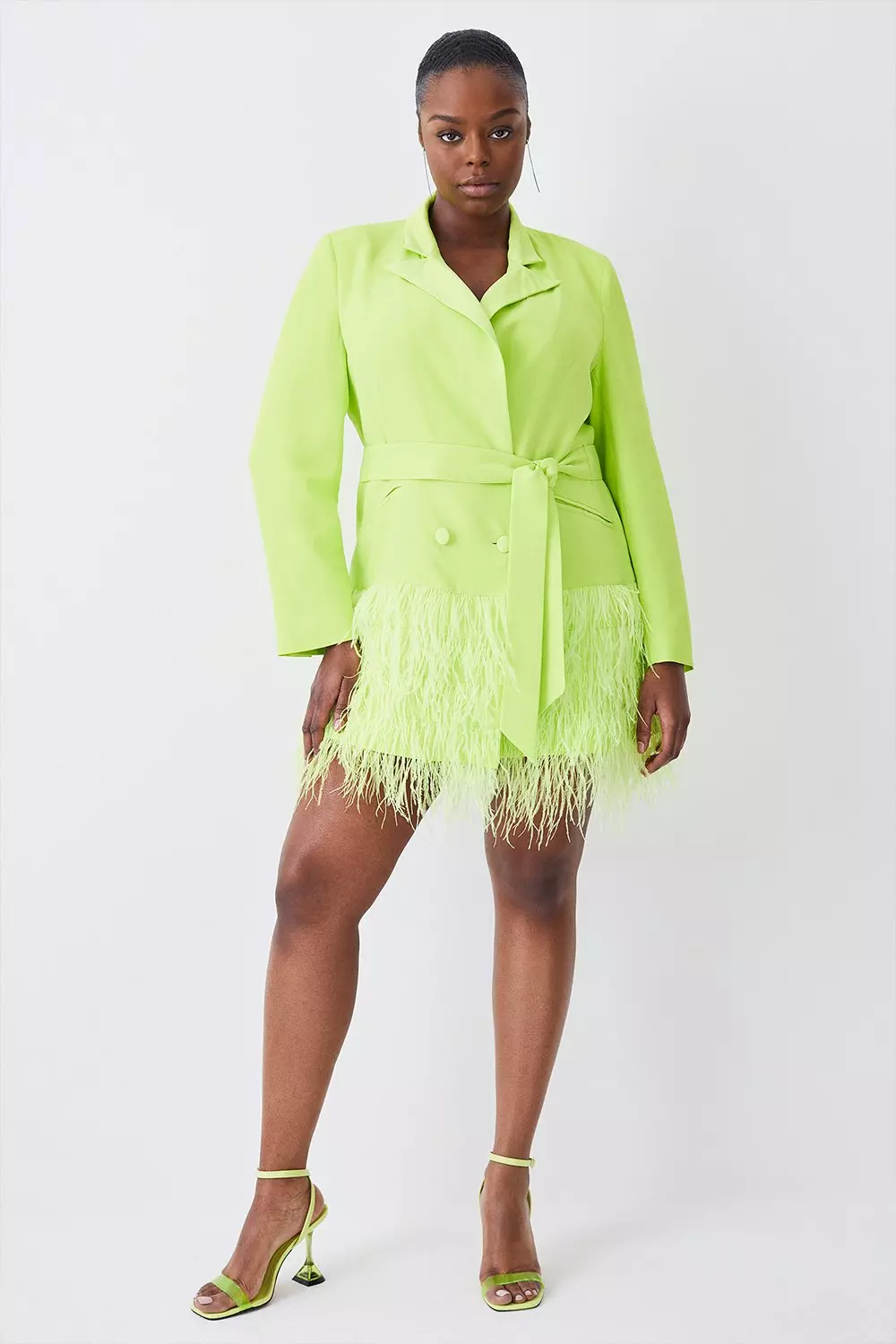 Plus size hotsell lime green blazer