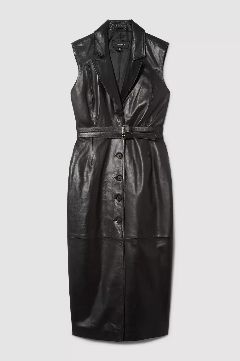 Karen millen leather belt pencil outlet dress