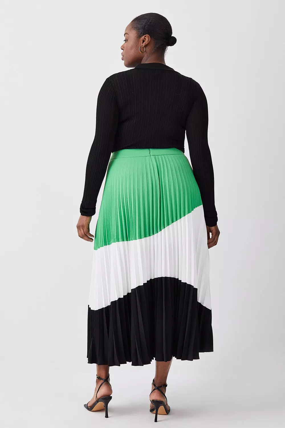 Color hotsell block skirt