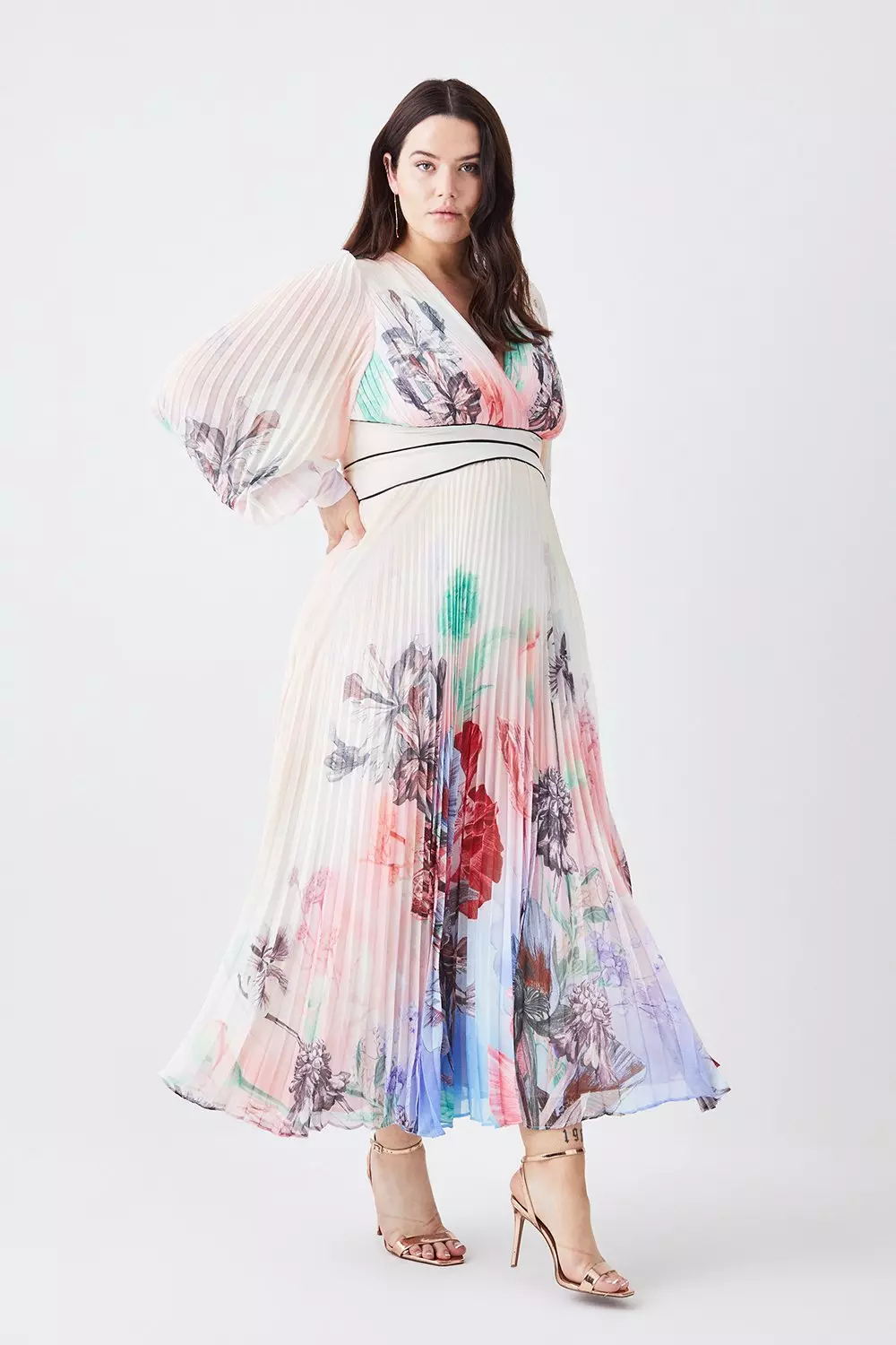 Maxi dress wedding guest plus size sale