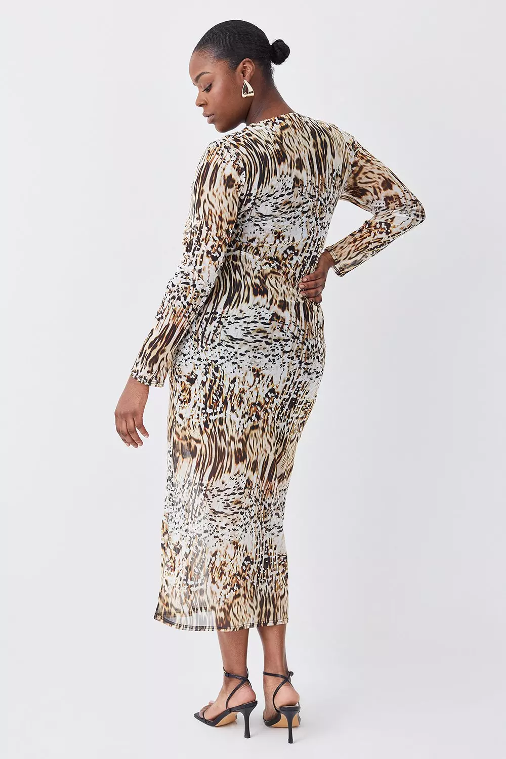 Karen millen snake print deals dress