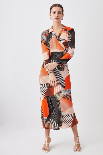 Orange Wedding Guest Dresses | Karen Millen US