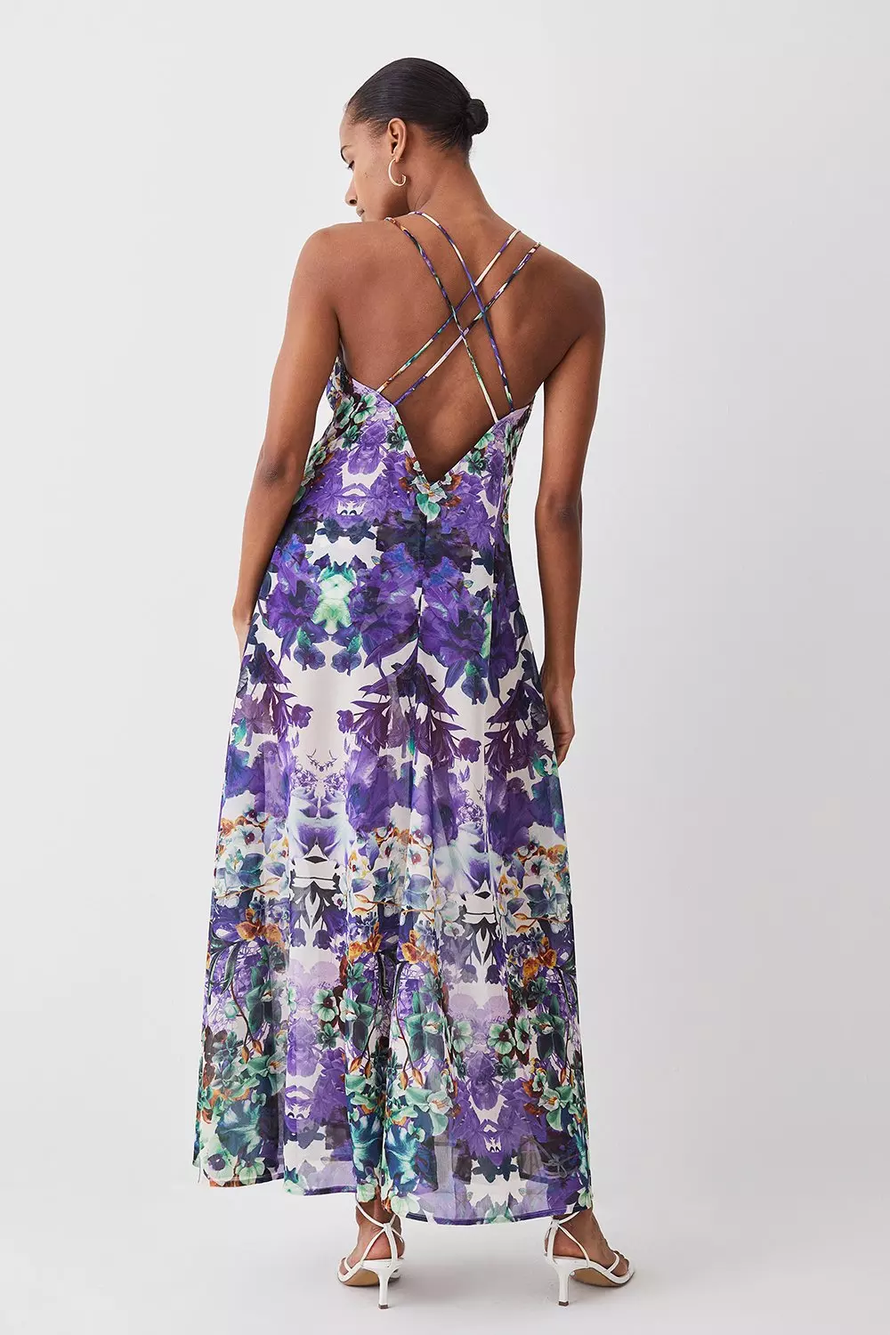 Beach bella floral sales maxi dress