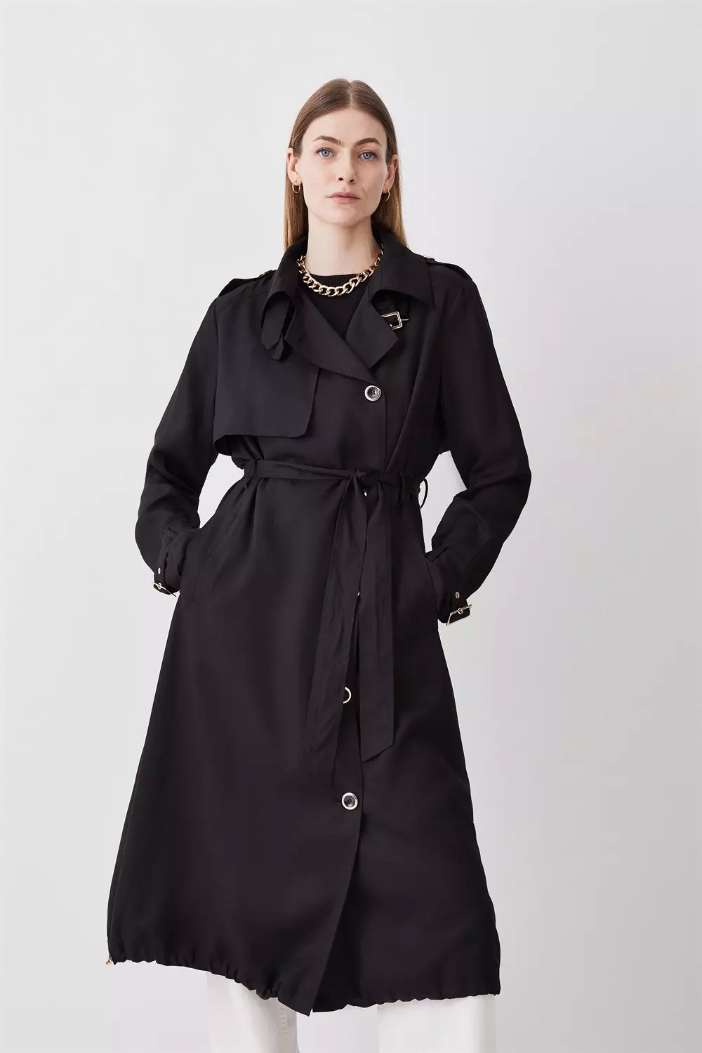 Belted trench 2025 coat karen millen