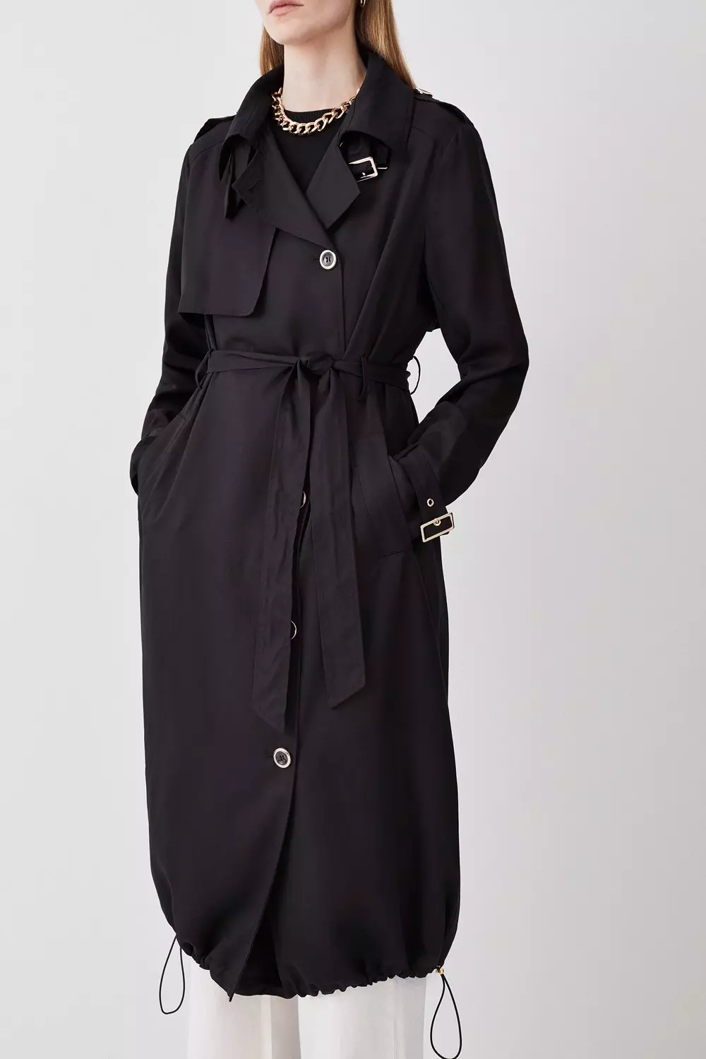 Belted trench shop coat karen millen