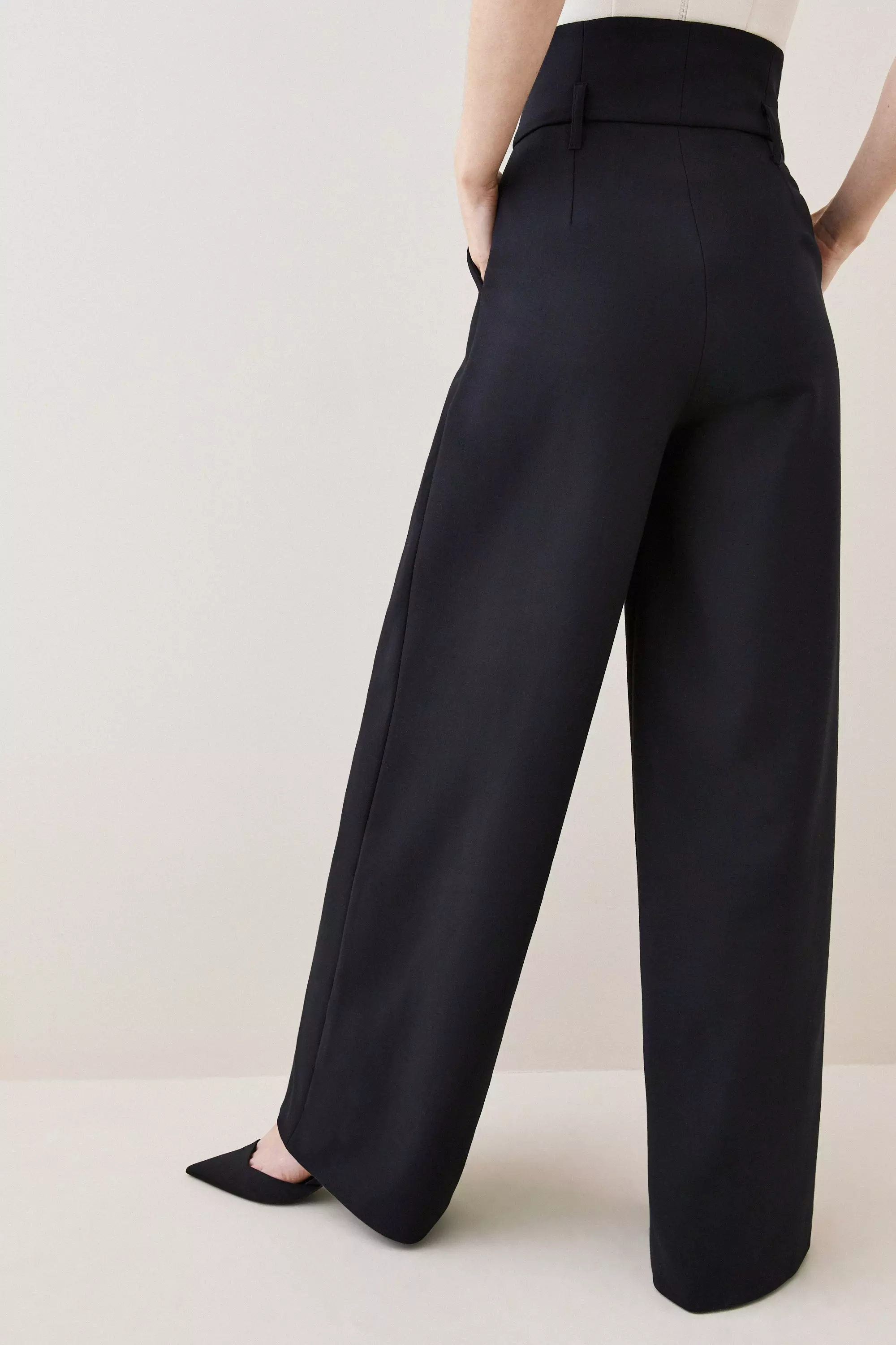 New-design High Waist Wide Leg Pants (Color : Black, Size : L) : Buy Online  at Best Price in KSA - Souq is now : Fashion