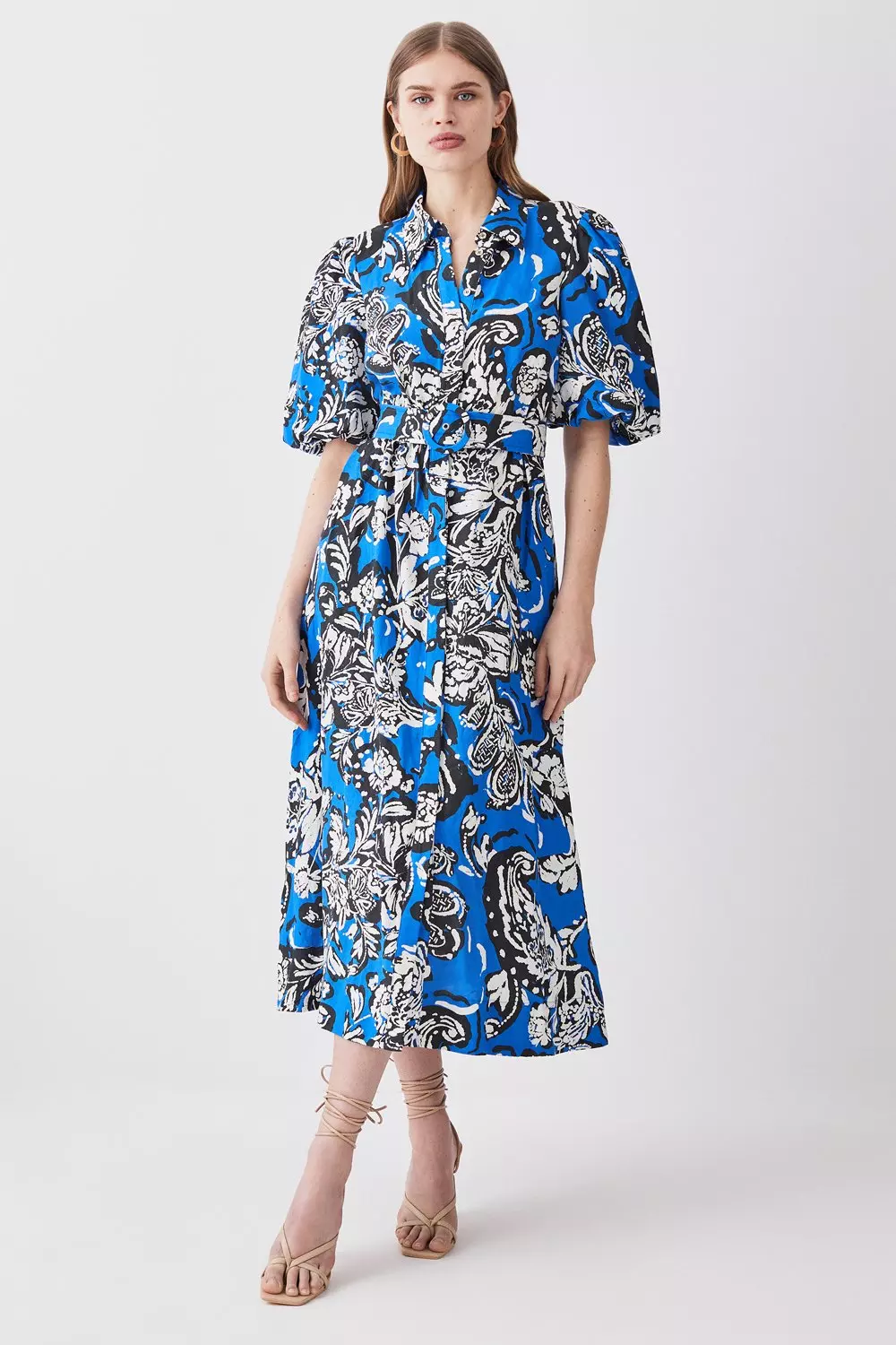 Whistles josephine print outlet wrap dress