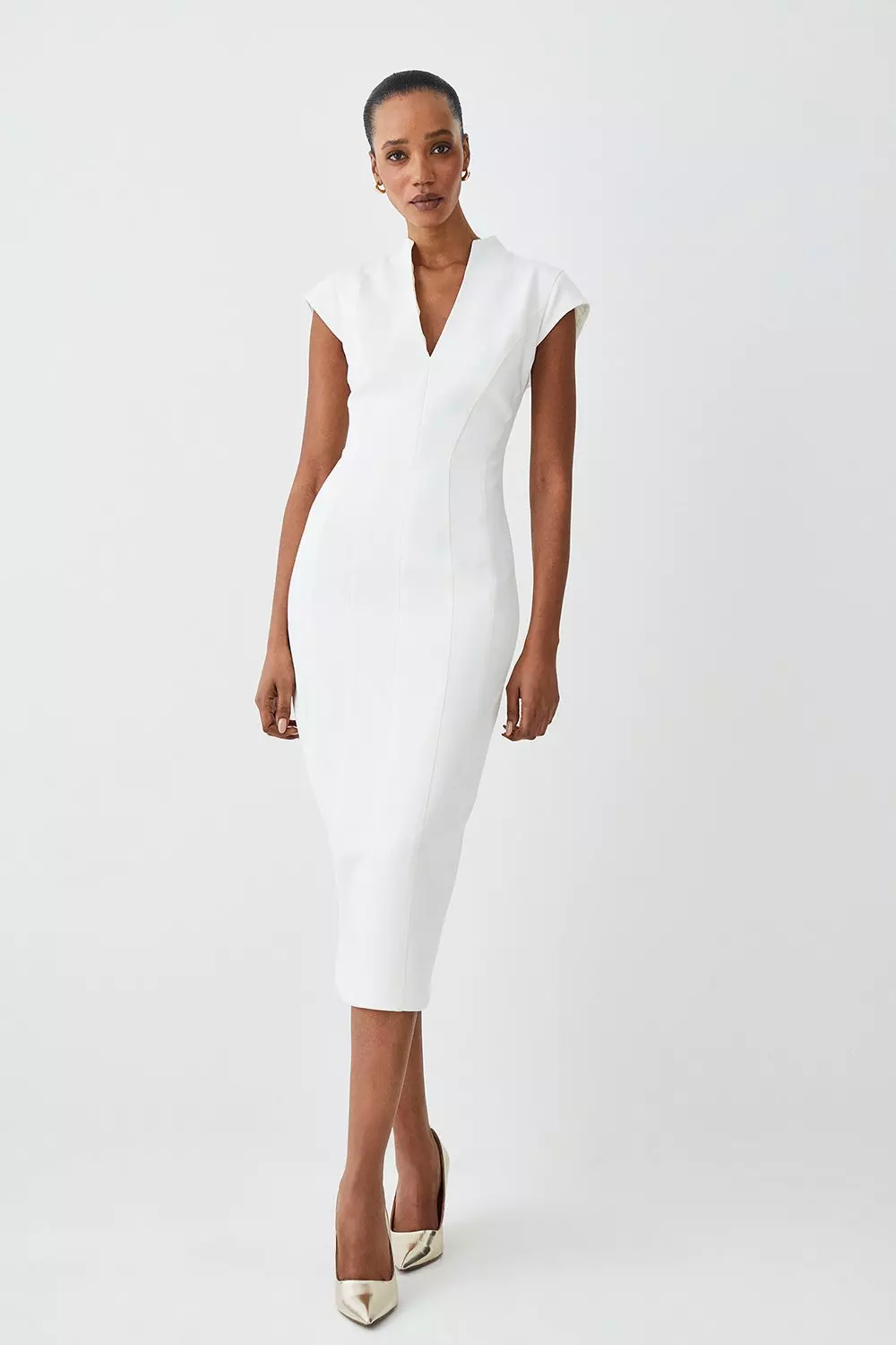 Karen millen 2025 white dress sale