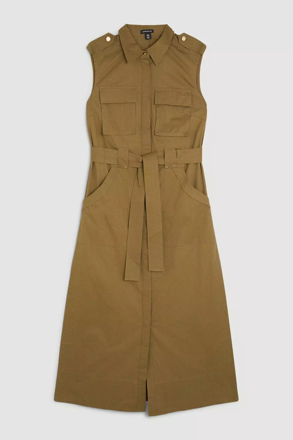 Karen millen khaki outlet utility dress