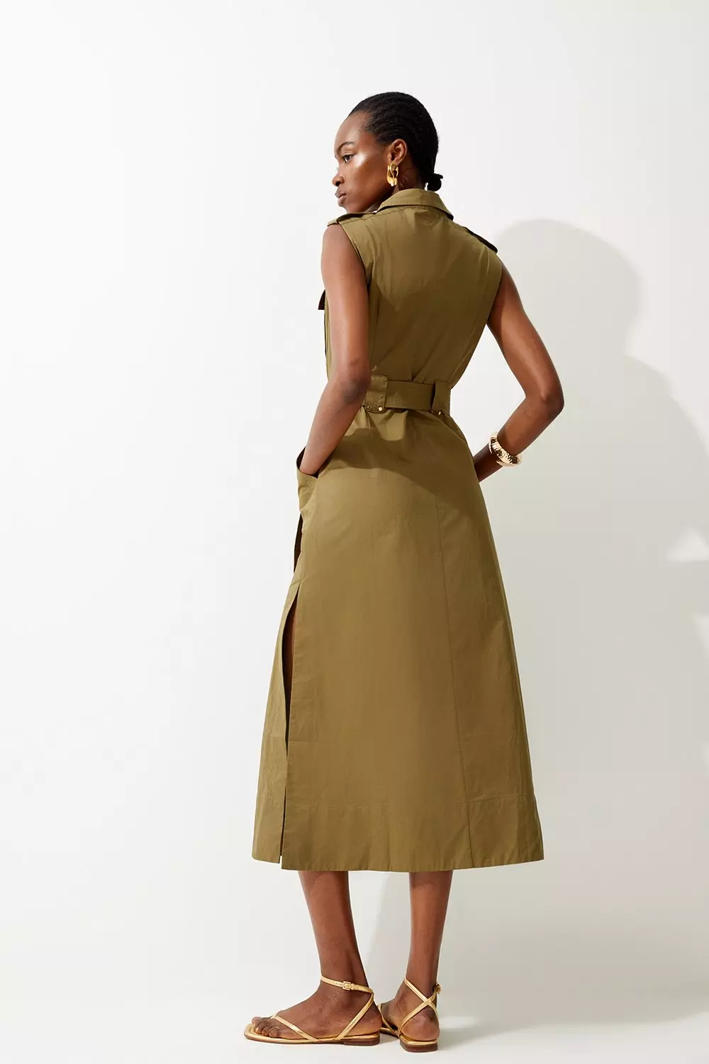 Bcbg midi dress with hot sale pockets