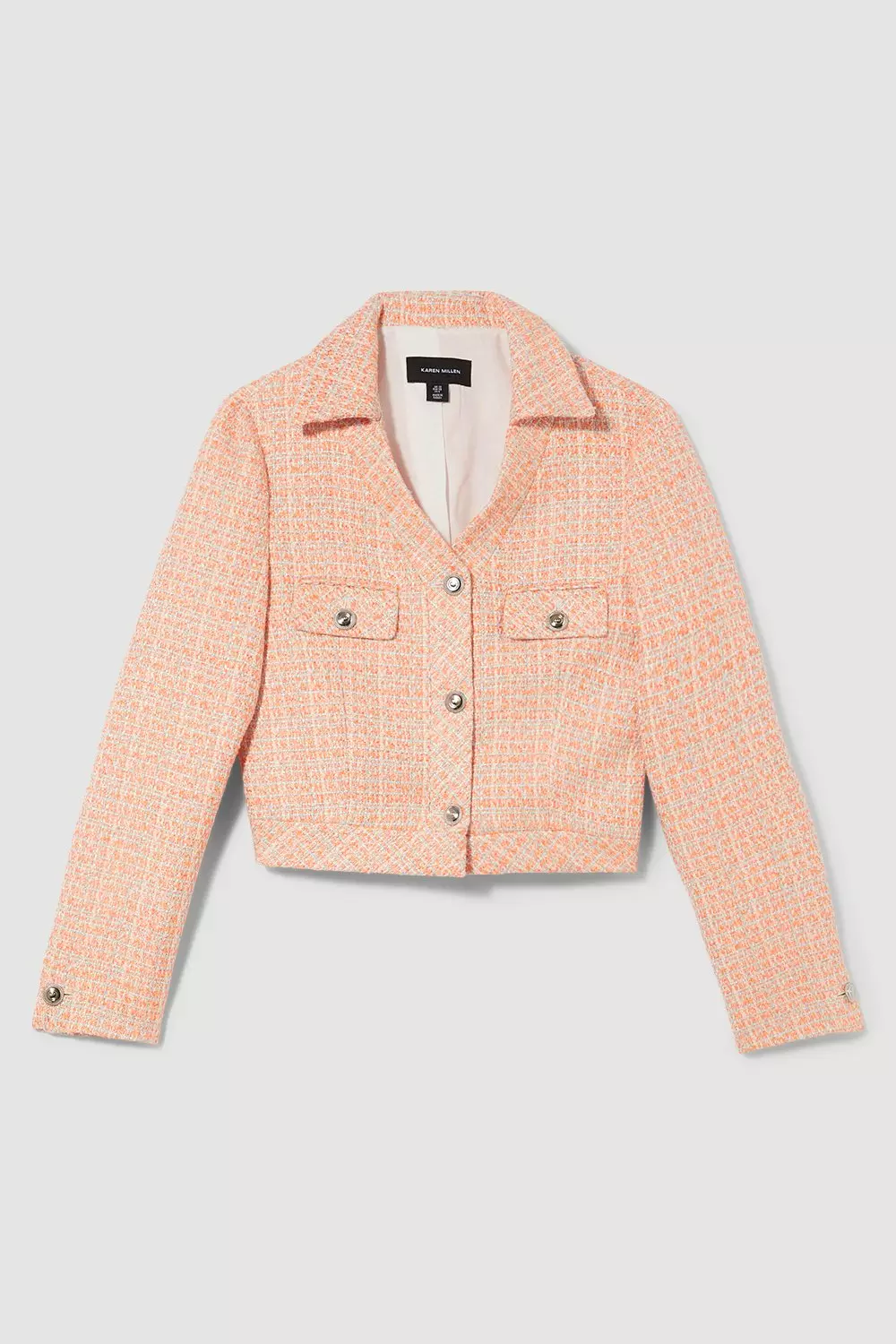 Tweed Pocket Crop Jacket