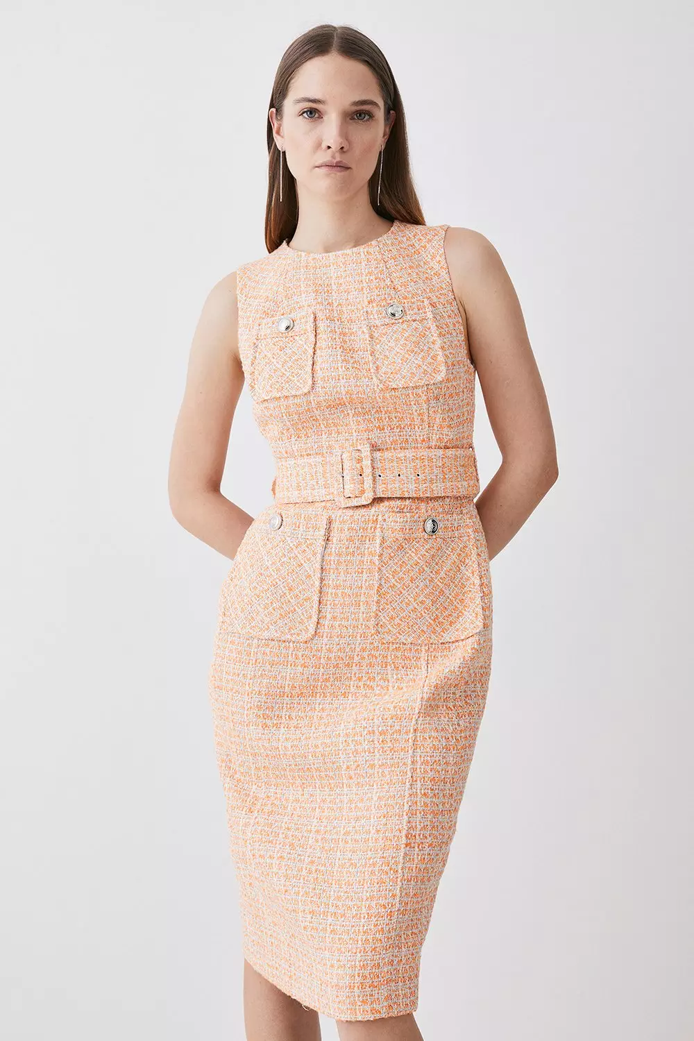 Karen millen hotsell tweed dress