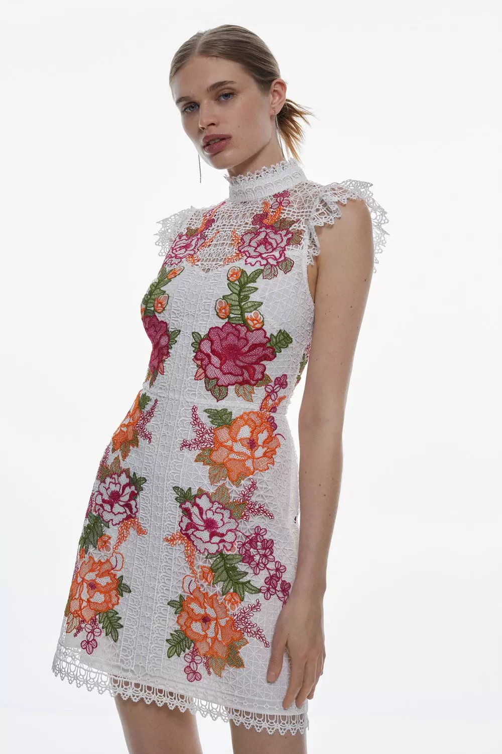 Floral lace mini dress sales karen millen