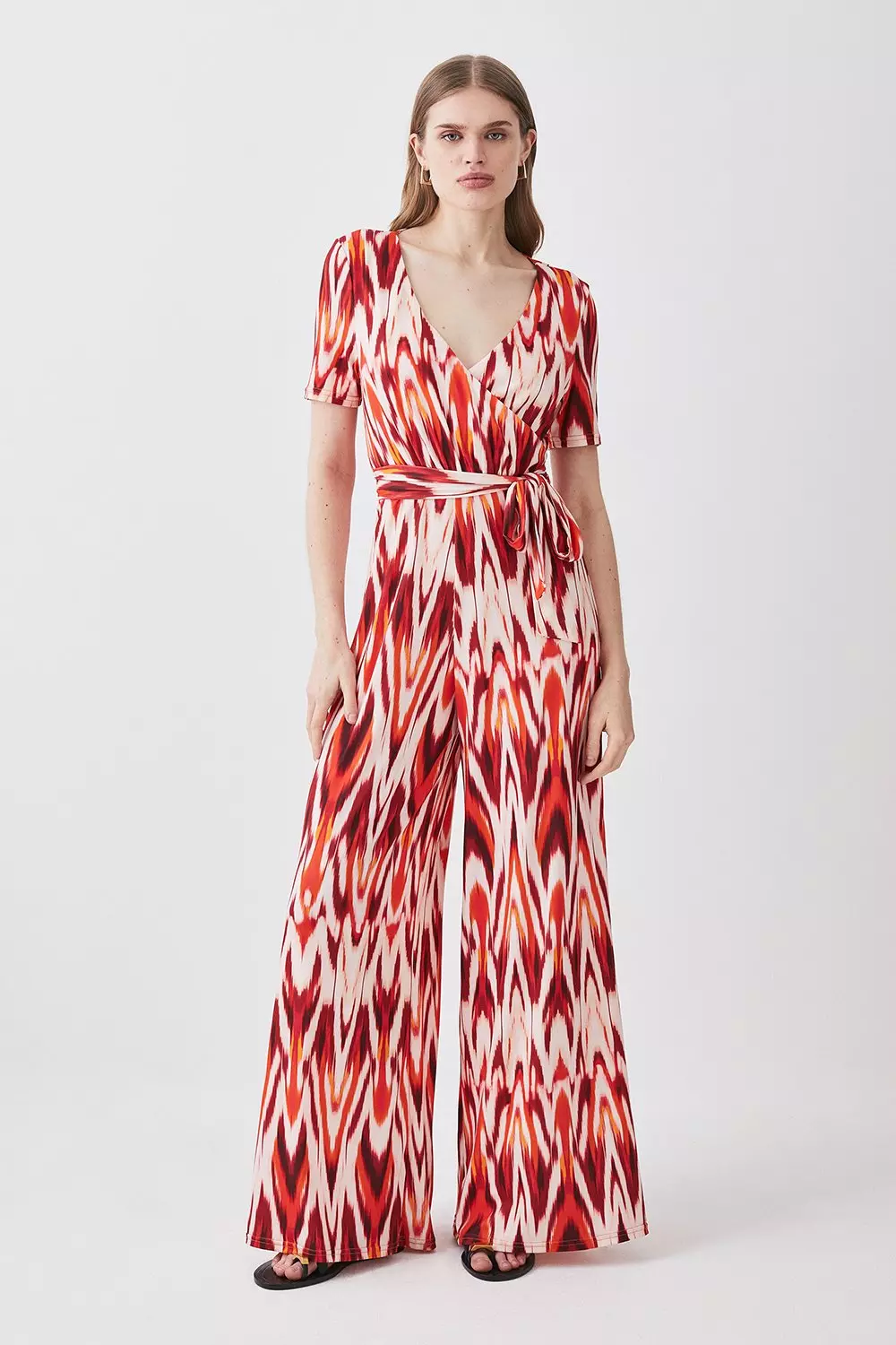 Karen millen 2024 orange jumpsuit