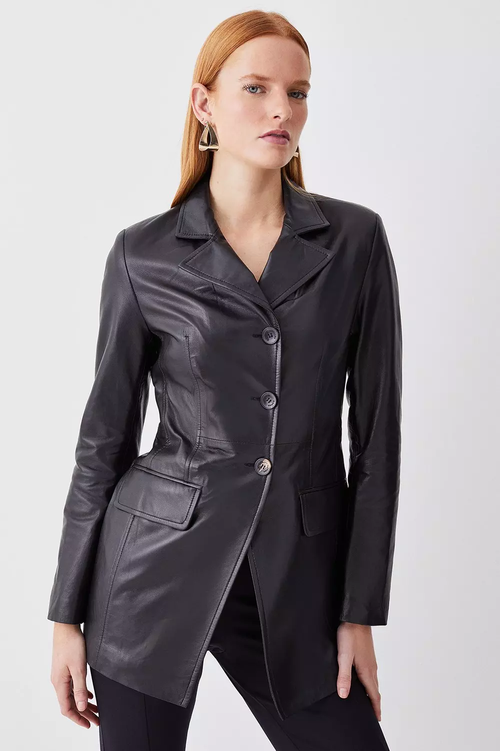 Karen millen black clearance blazer