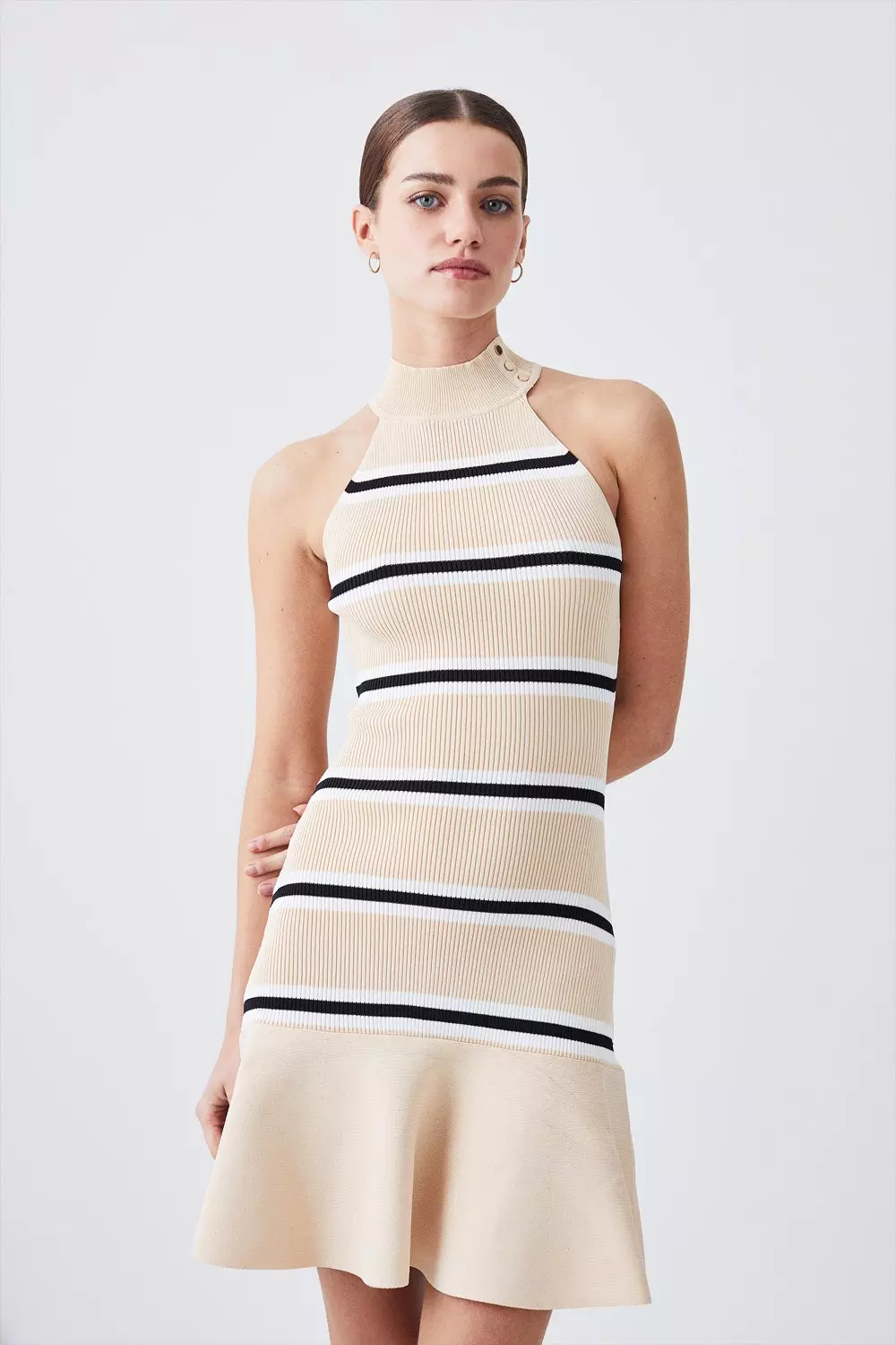 Karen millen hot sale peplum dress