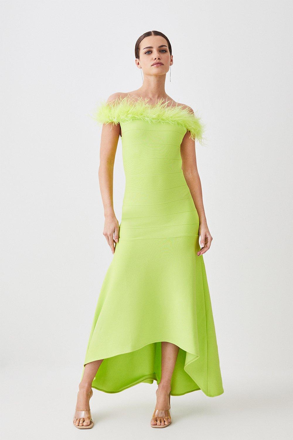 Lime green jumper outlet dress