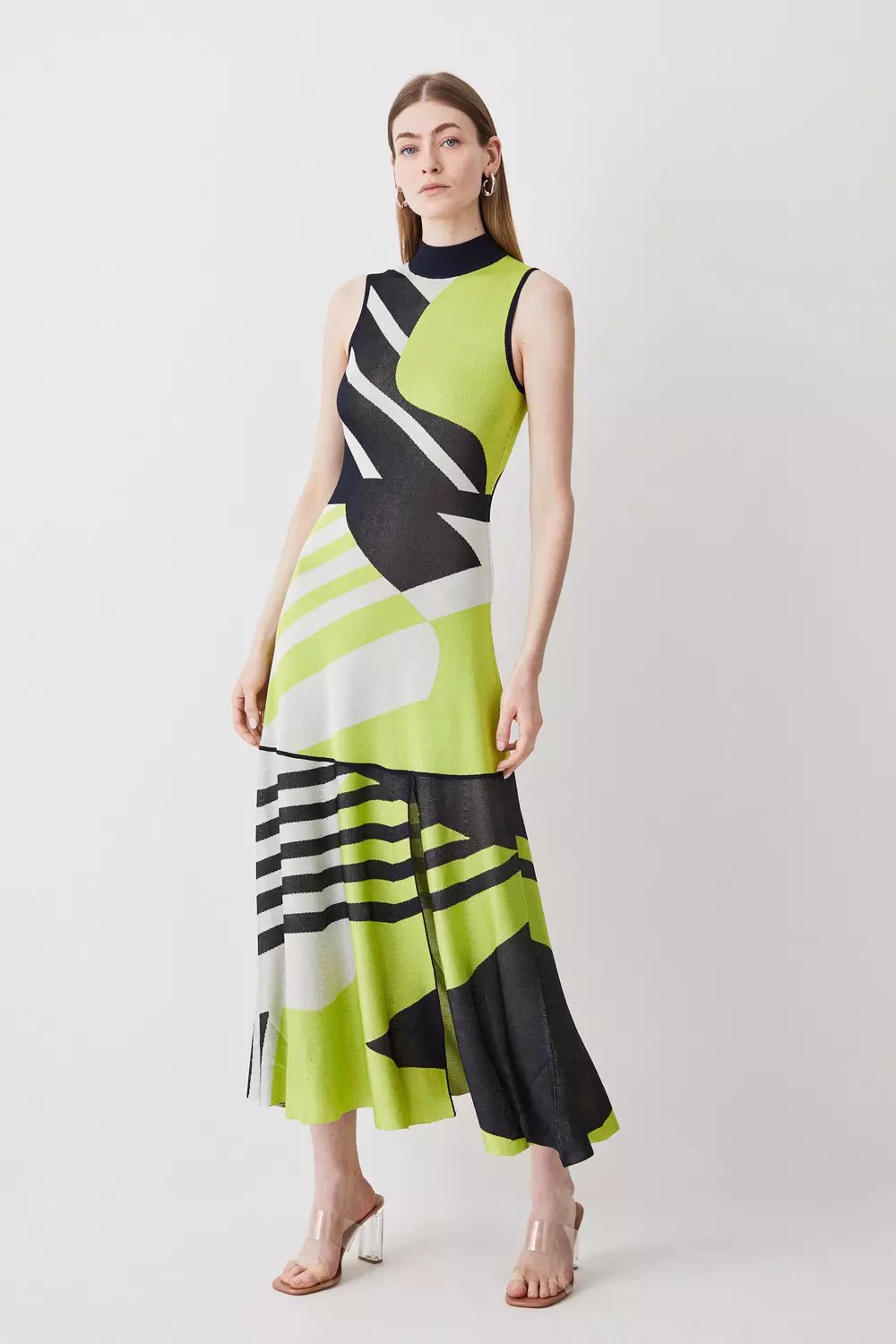 Karen millen hotsell abstract print dress