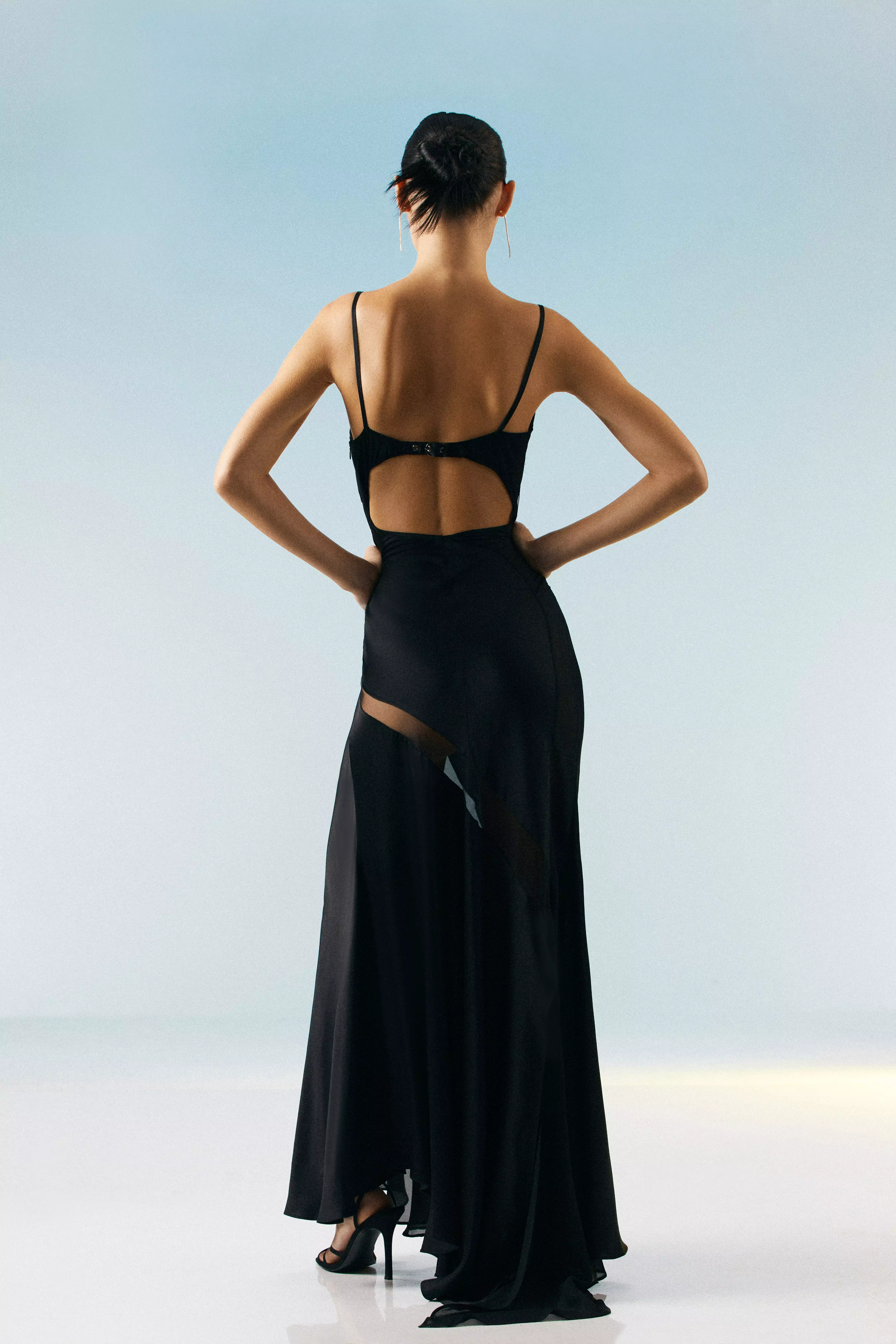 Backless Sheer Dress -  Ireland