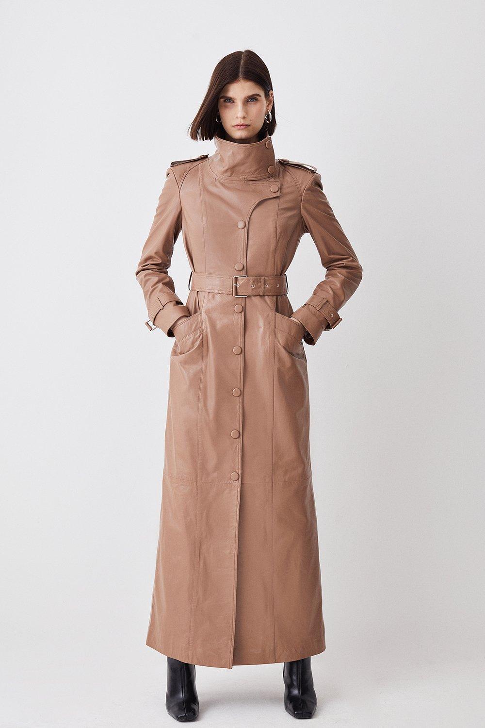 Sheer Duster - Long Brown Coat