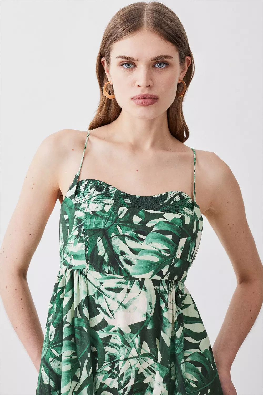 Karen millen tropical print dress cheap