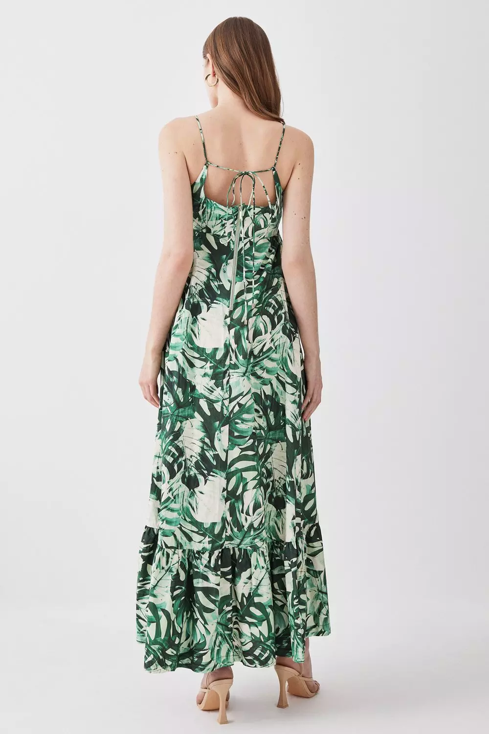 Warehouse tropical store floral maxi dress