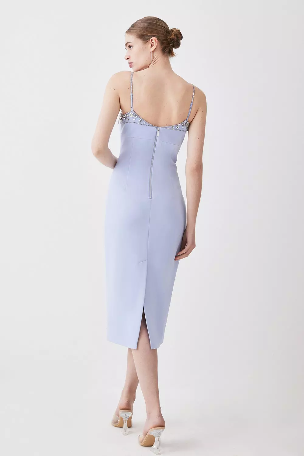 karen millen strappy bodycon dress