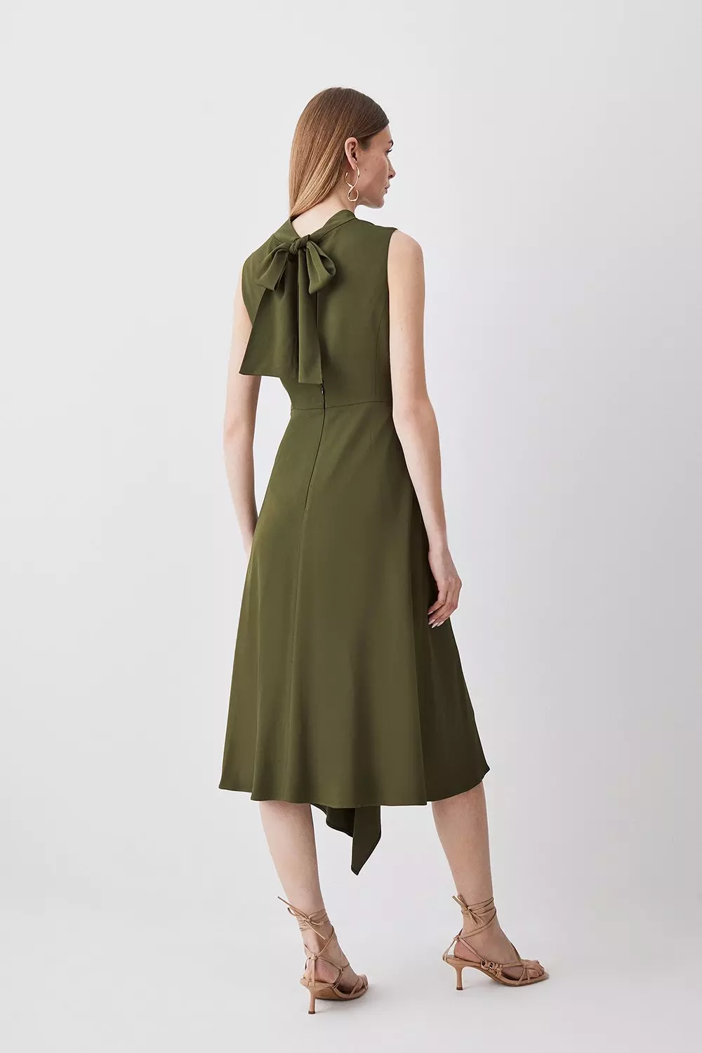 Warehouse khaki clearance dress