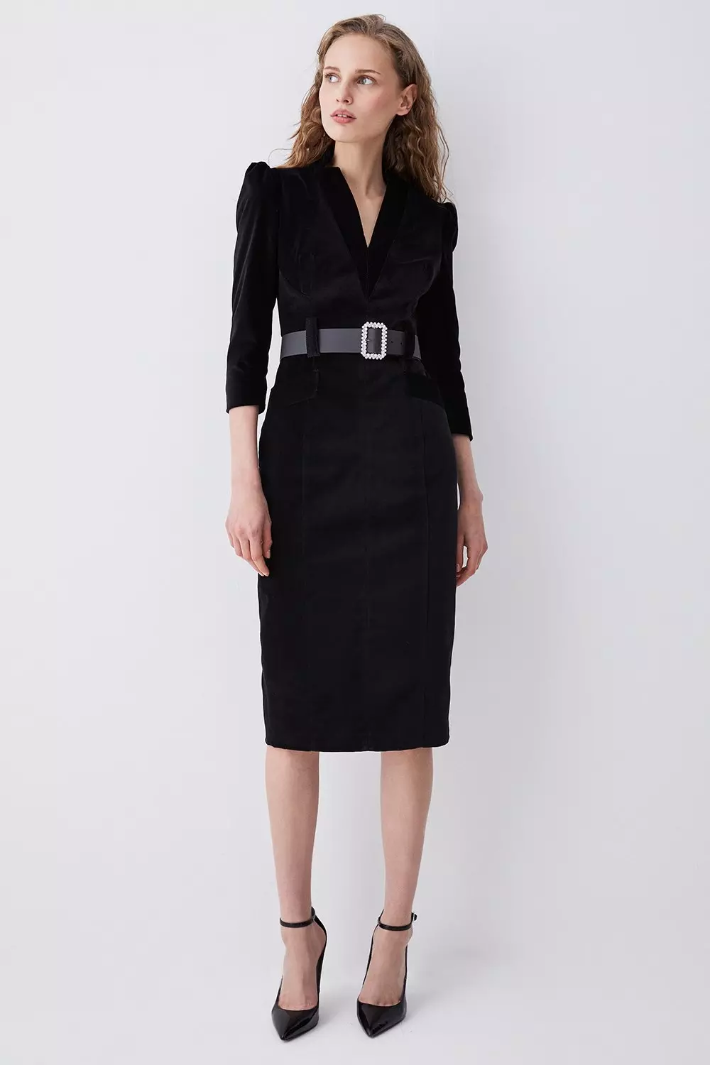 Karen millen hotsell velvet dress