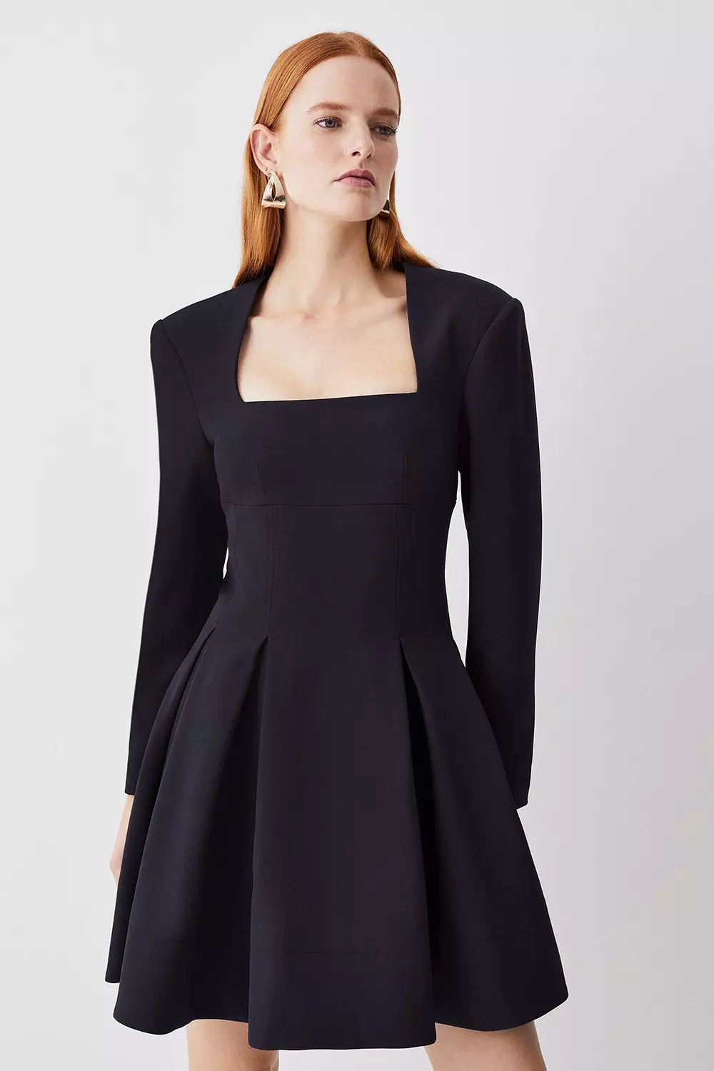 Long sleeve formal mini 2024 dress