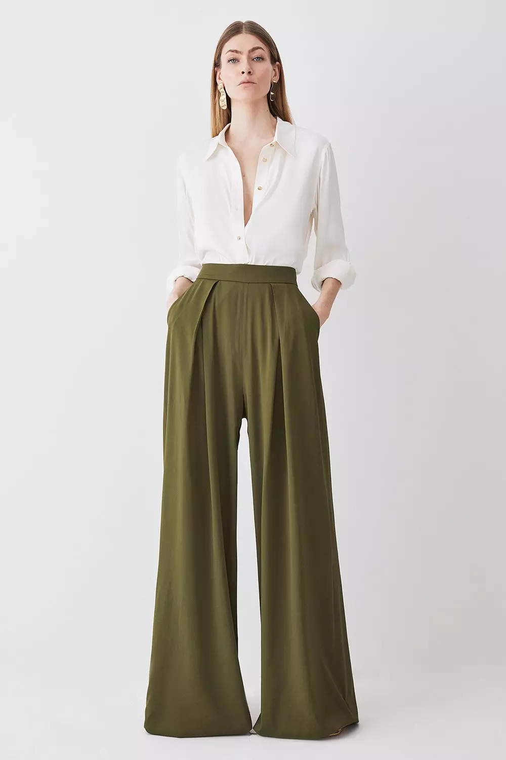 Tall wide hotsell leg trousers