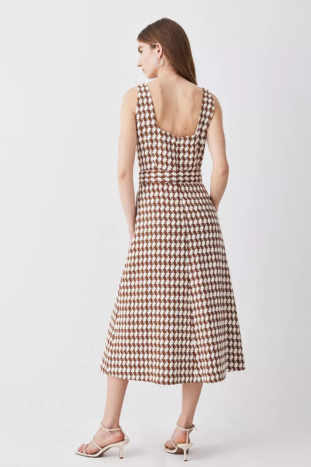 Karen millen shop checked skirt dress