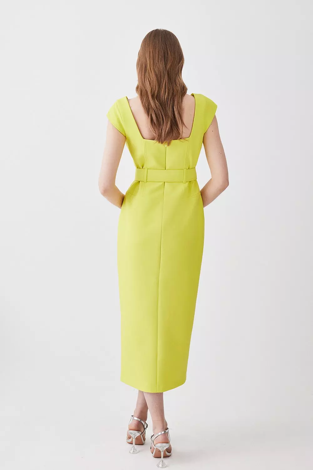 Karen millen 2024 tailored belted dress