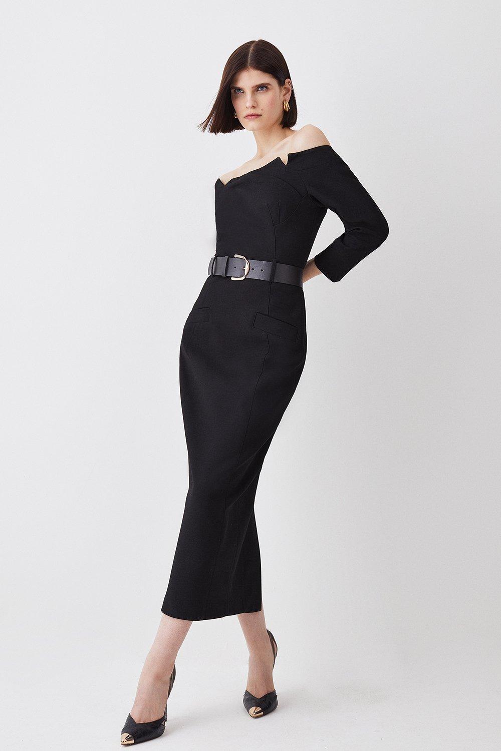 Karen millen 2025 off shoulder dress