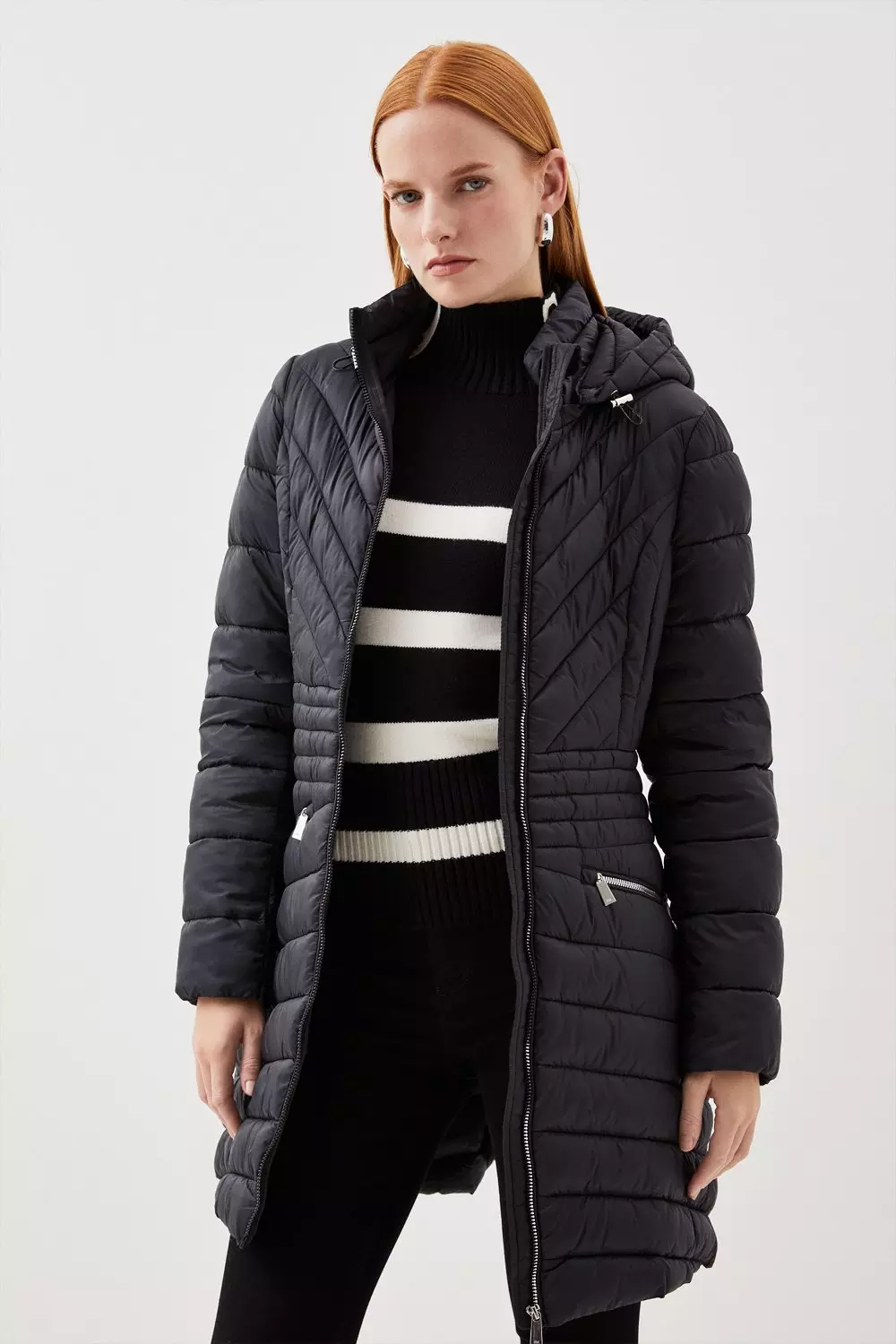 Karen millen clearance lightweight padded coat