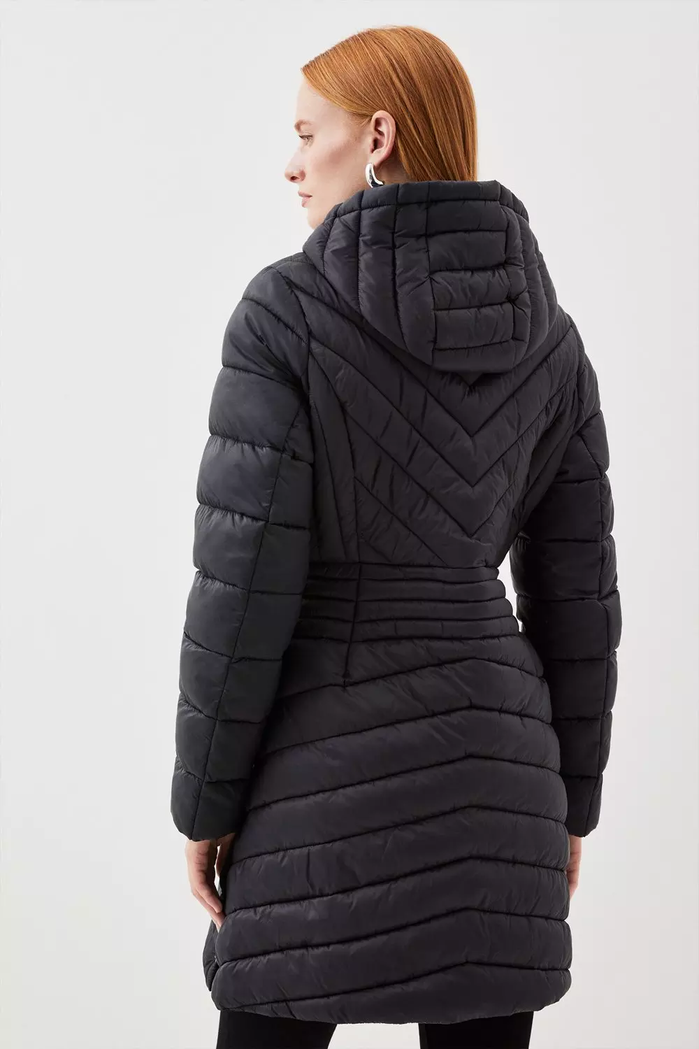 Stretch hot sale puffer coat