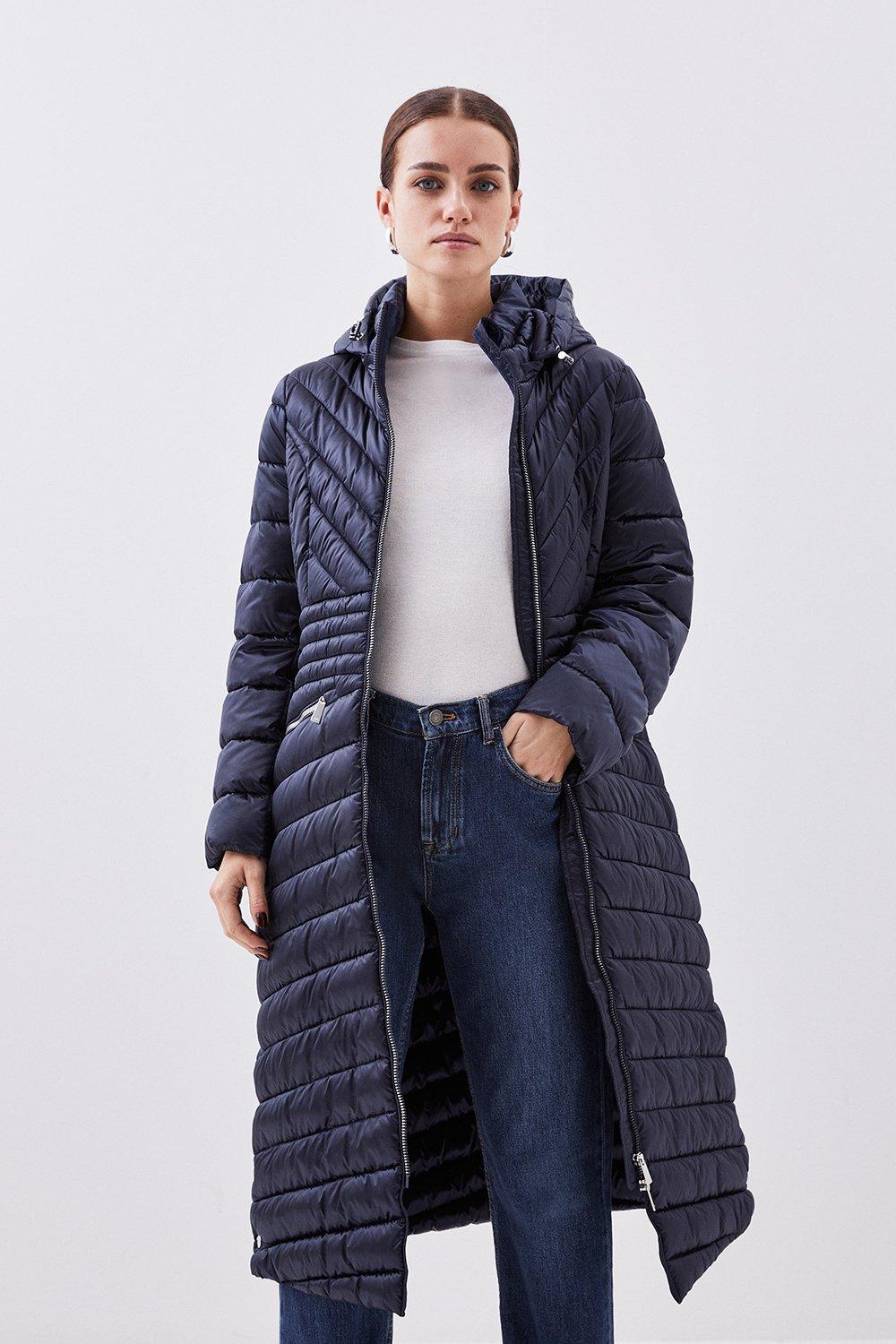 Petite maxi puffer clearance coat